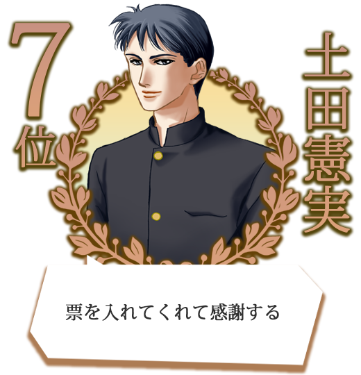 ７位；土田憲実